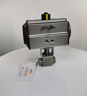 KHB2K-160P氣動高壓球閥-氣動絲扣高壓球閥