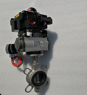 WD671X-16P不銹鋼氣動(dòng)對(duì)夾蝶閥-防爆氣動(dòng)對(duì)夾式蝶閥