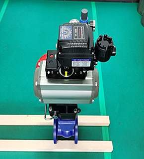 氣動V型調(diào)節(jié)球閥-VQ647H-16C鑄鋼V型調(diào)節(jié)球閥-帶手動
