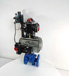 氣動防爆襯氟球閥-耐腐蝕氣動法蘭球閥Q641F4-16