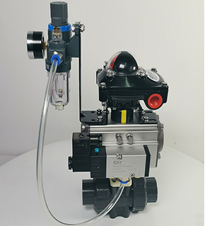 UPVC氣動(dòng)球閥 氣動(dòng)塑料球閥 GHQ661F-10U