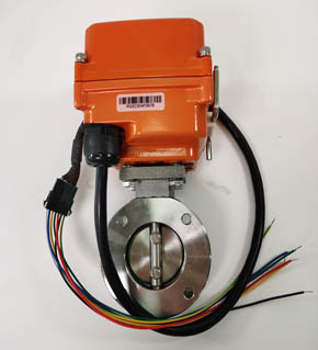 軟密封電動真空調(diào)節(jié)蝶閥 不銹鋼對夾法蘭電動開關(guān)閥門配件